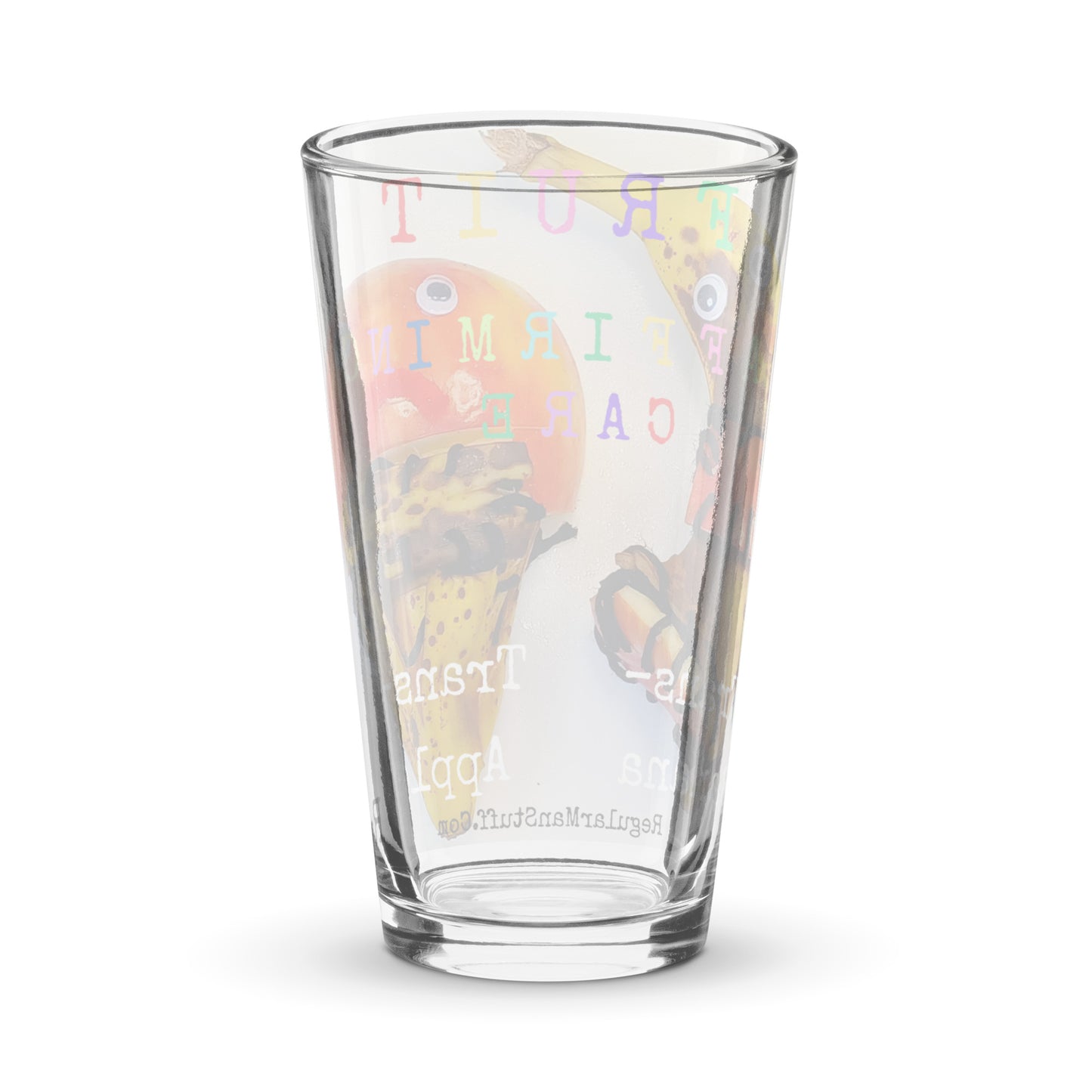 Fruit Affirming Care Shaker pint glass