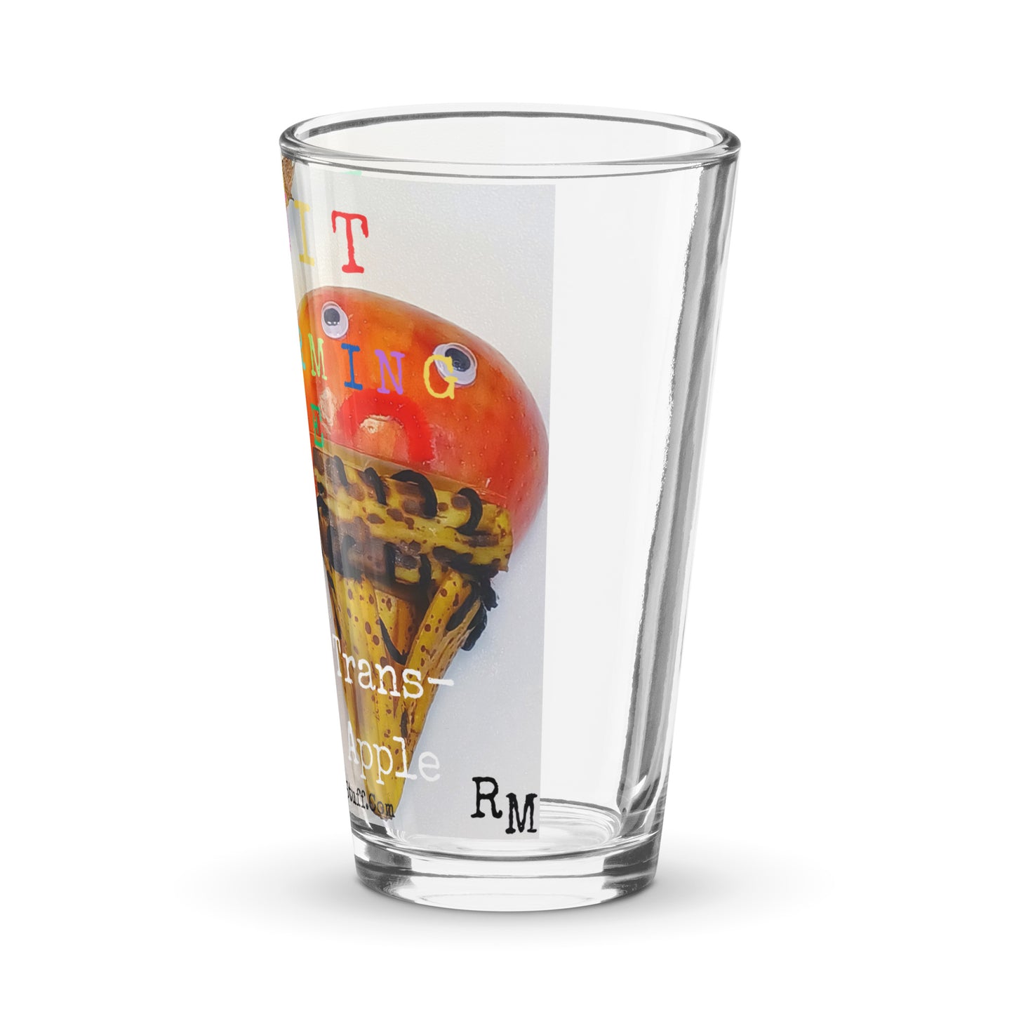 Fruit Affirming Care Shaker pint glass