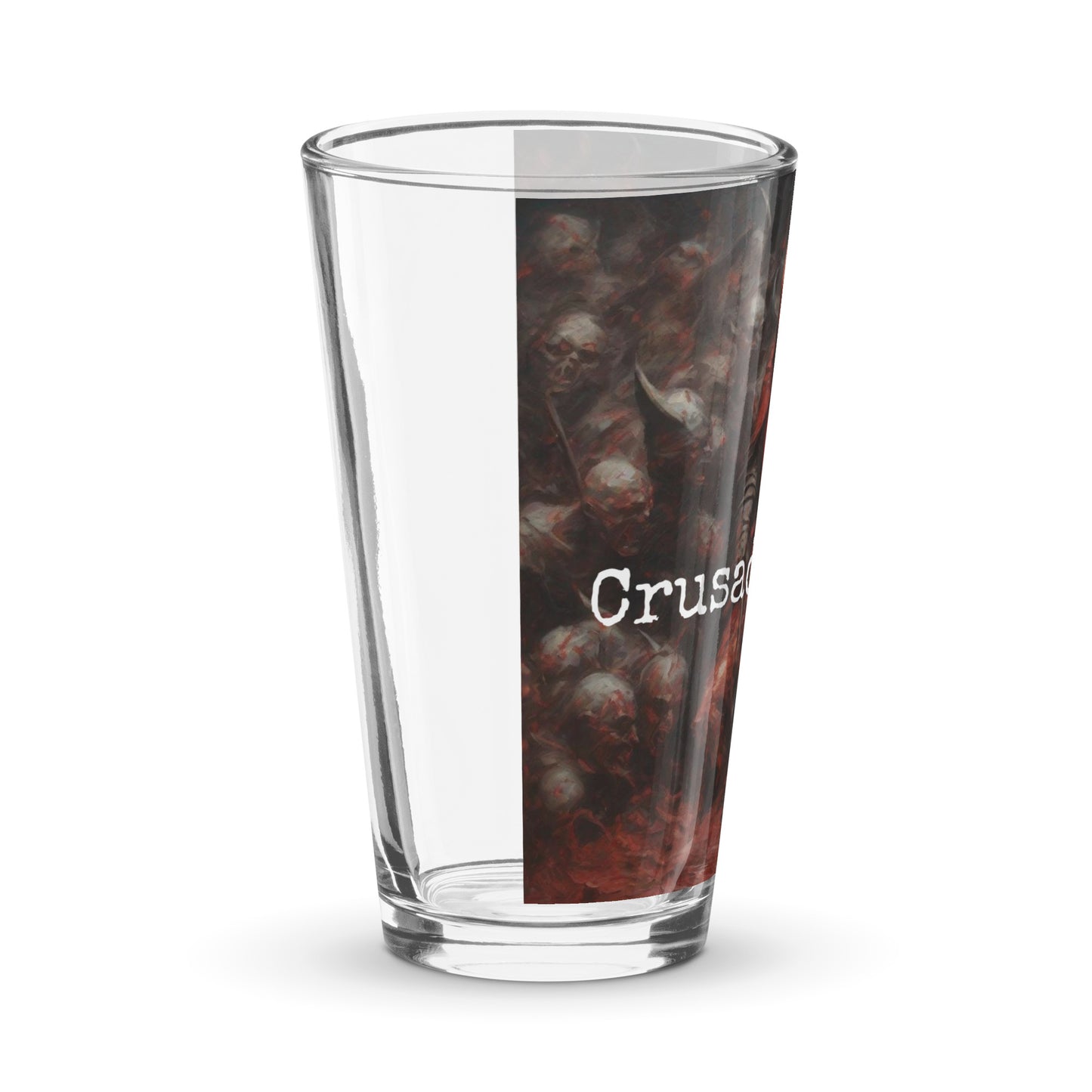 Crusaders 2.0 Shaker pint glass