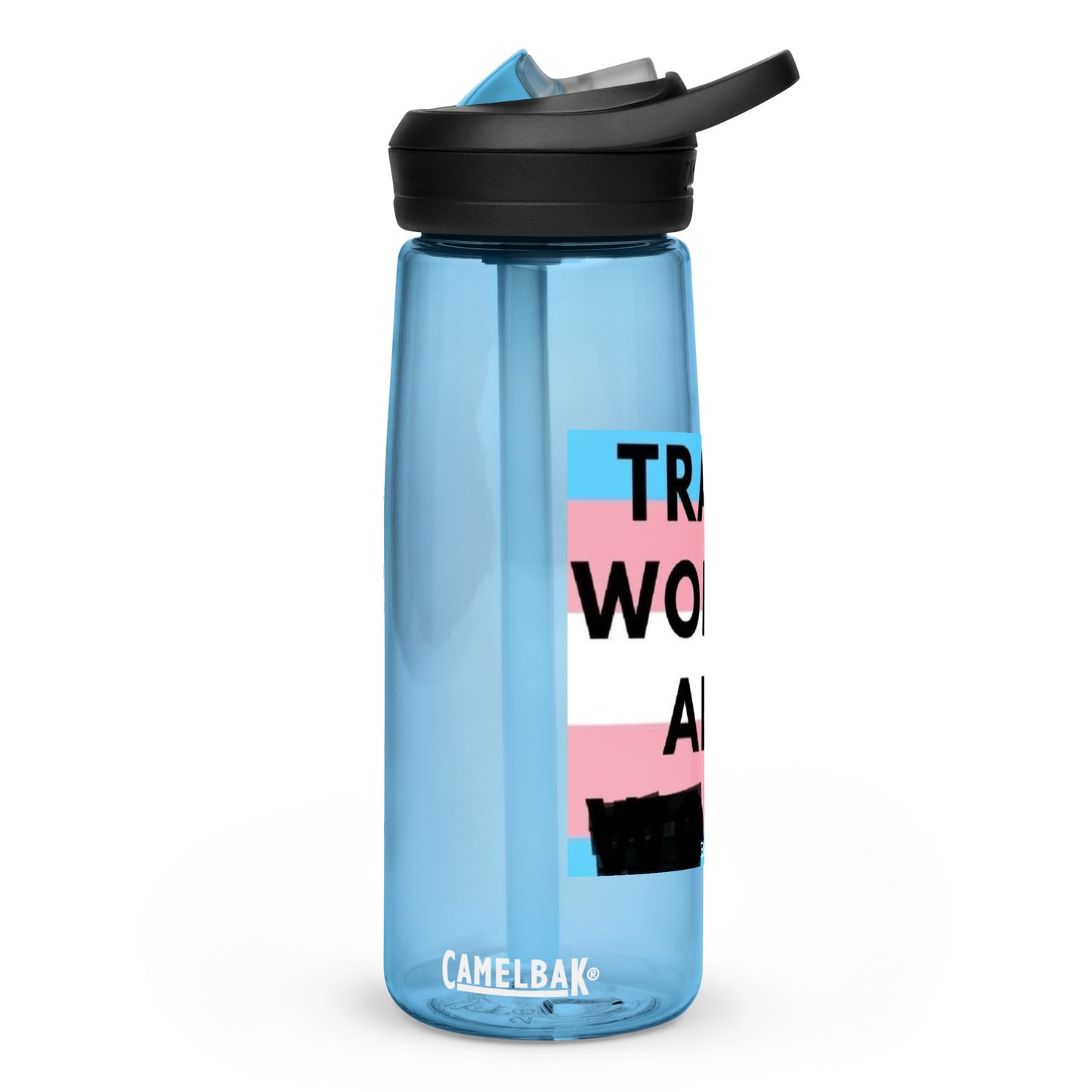 Trans Women are Men Sports water bottle, Pounder