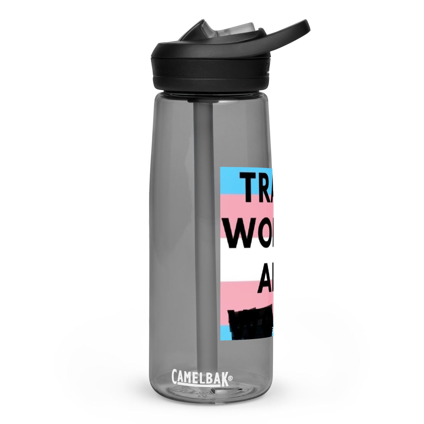 Trans Women are Men Sports water bottle, Pounder