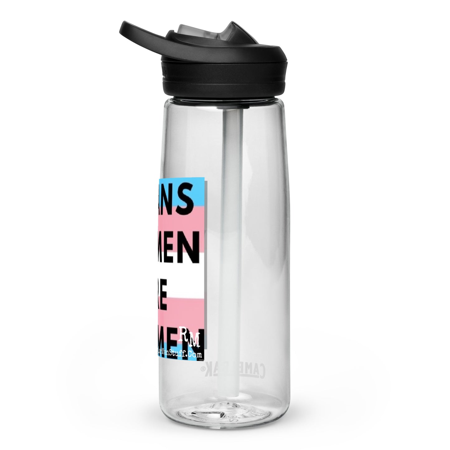 Trans Women are Men Sports water bottle, Pounder