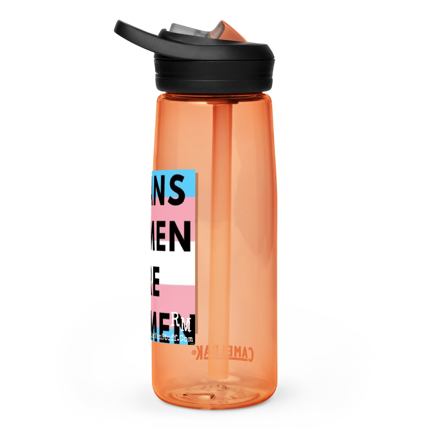 Trans Women are Men Sports water bottle, Pounder