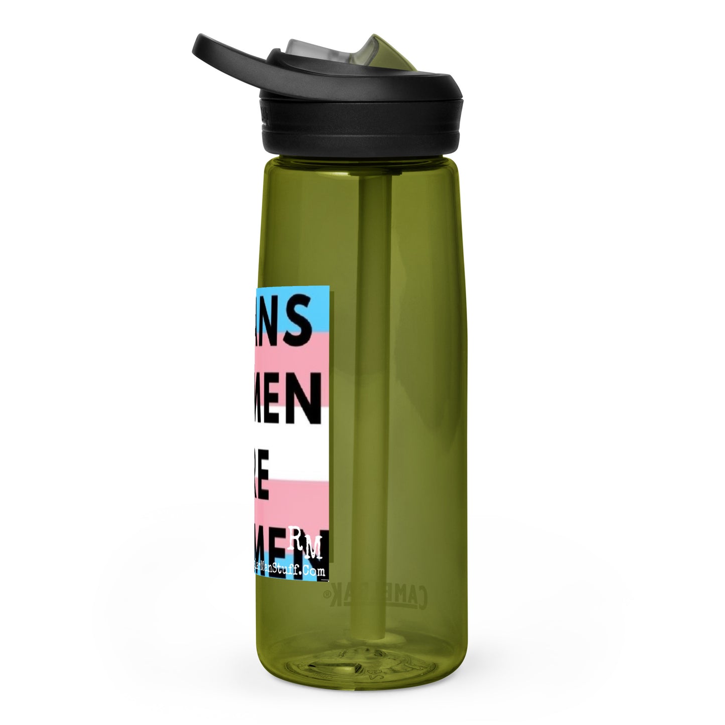 Trans Women are Men Sports water bottle, Pounder