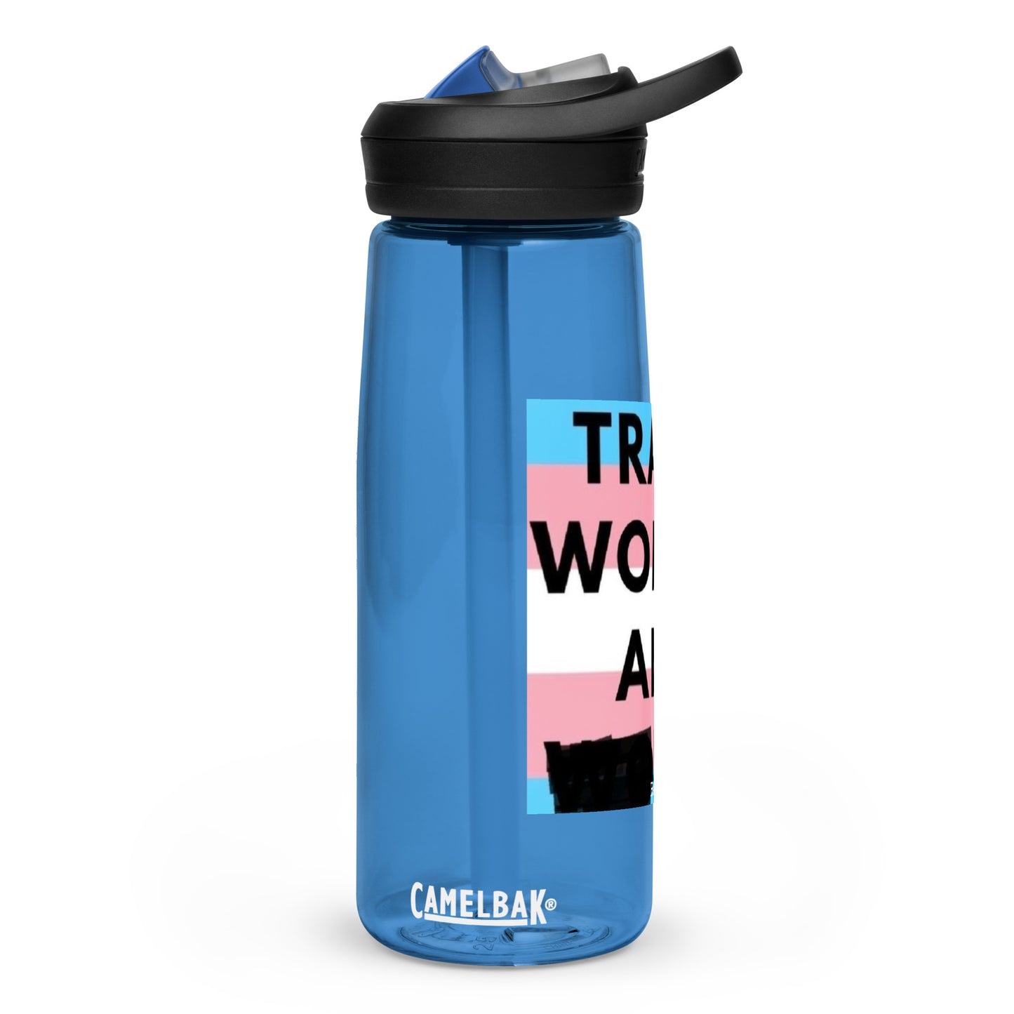 Trans Women are Men Sports water bottle, Pounder