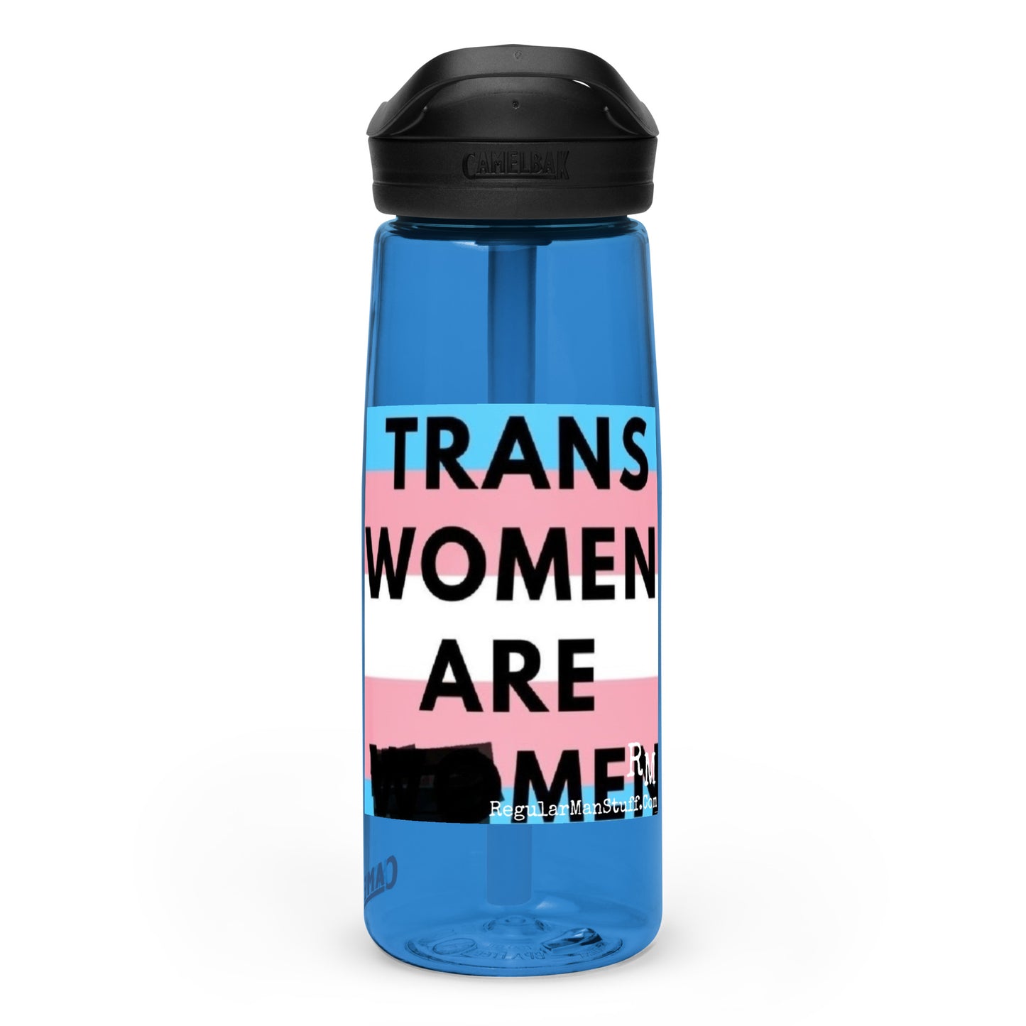 Trans Women are Men Sports water bottle, Pounder