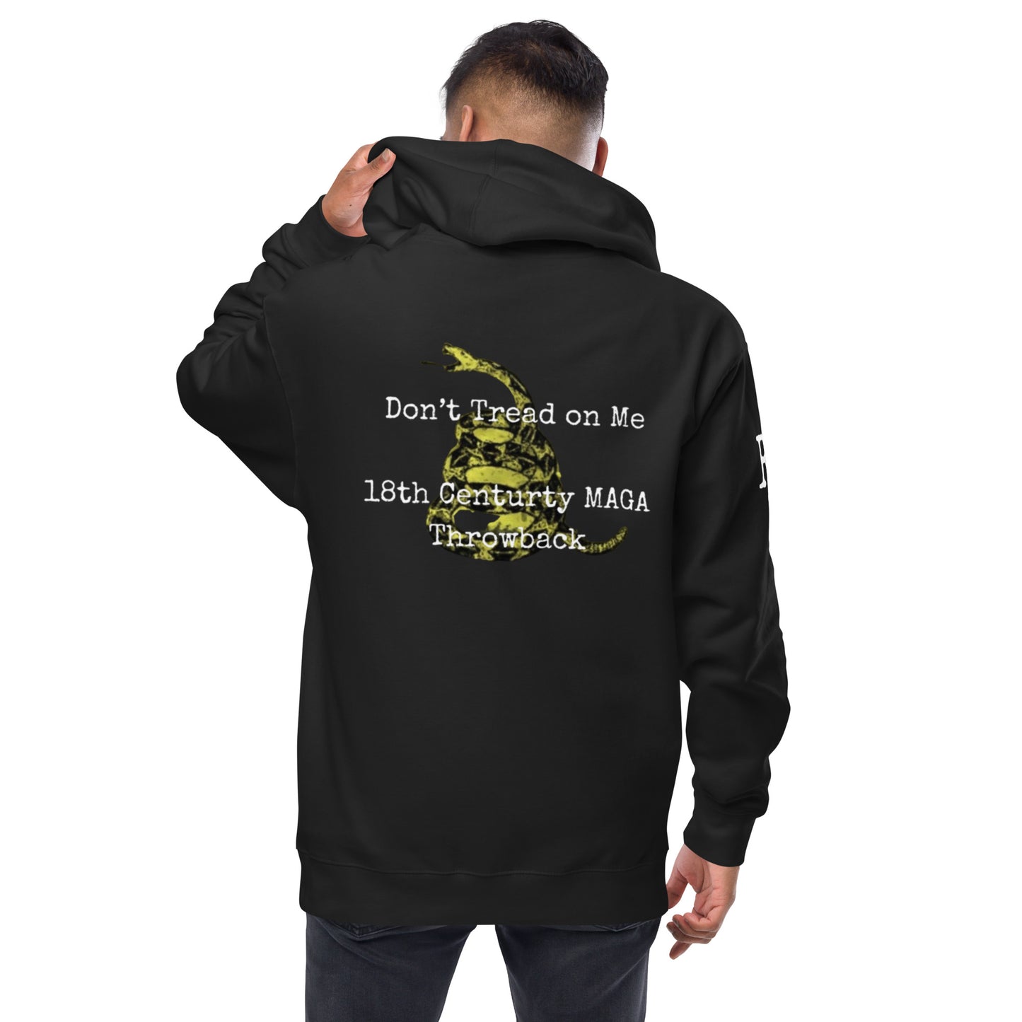 MAGA Gadsden Fleece Zip-Up Hoodie