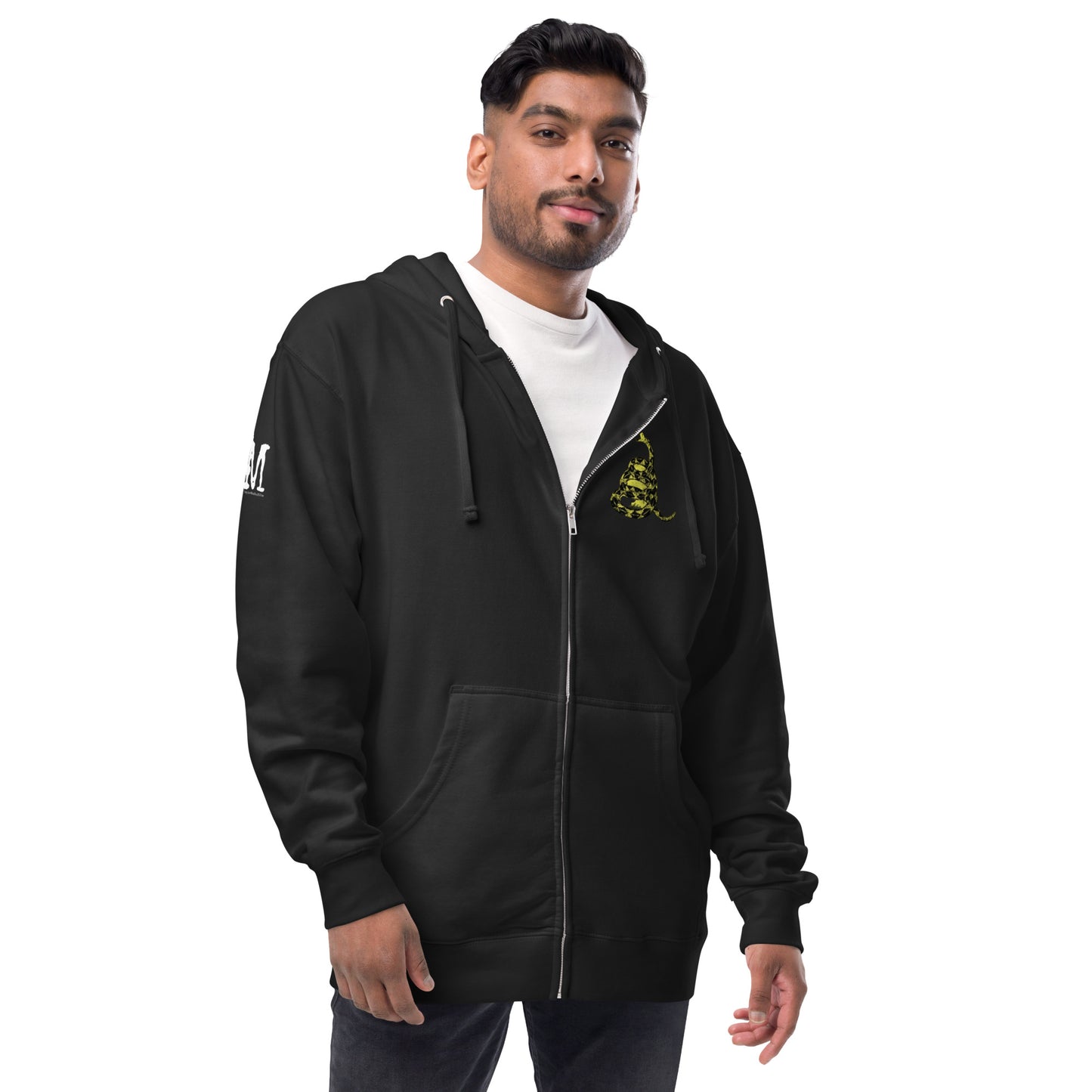 MAGA Gadsden Fleece Zip-Up Hoodie