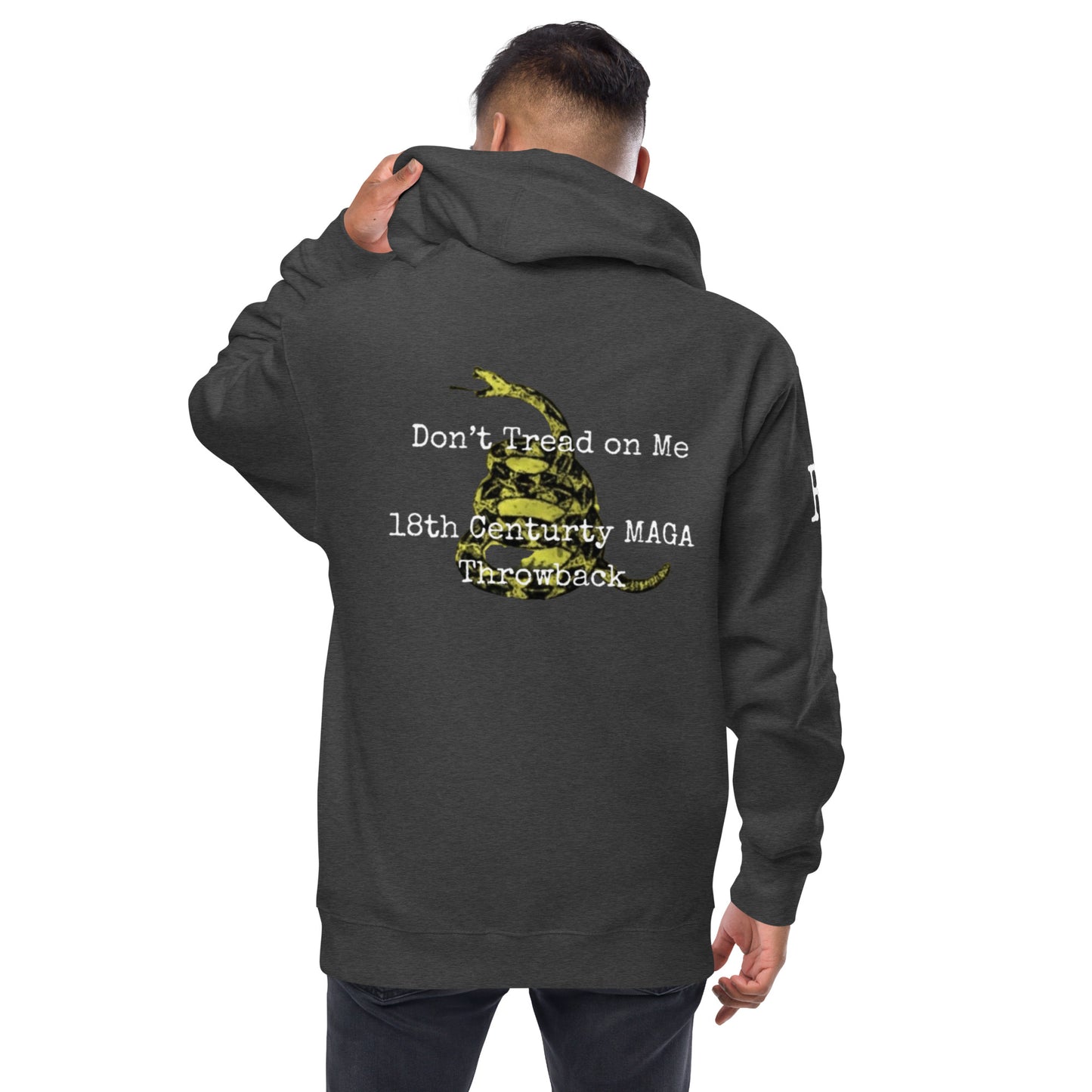 MAGA Gadsden Fleece Zip-Up Hoodie