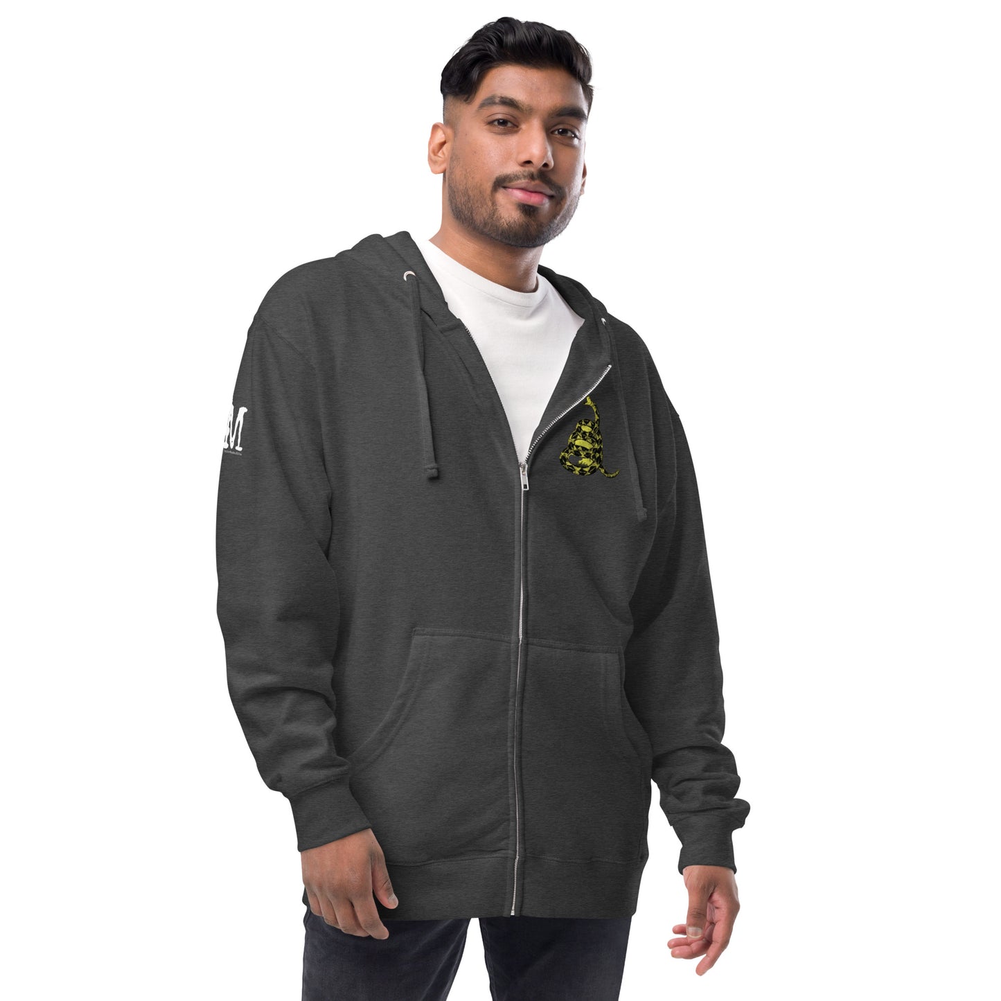 MAGA Gadsden Fleece Zip-Up Hoodie