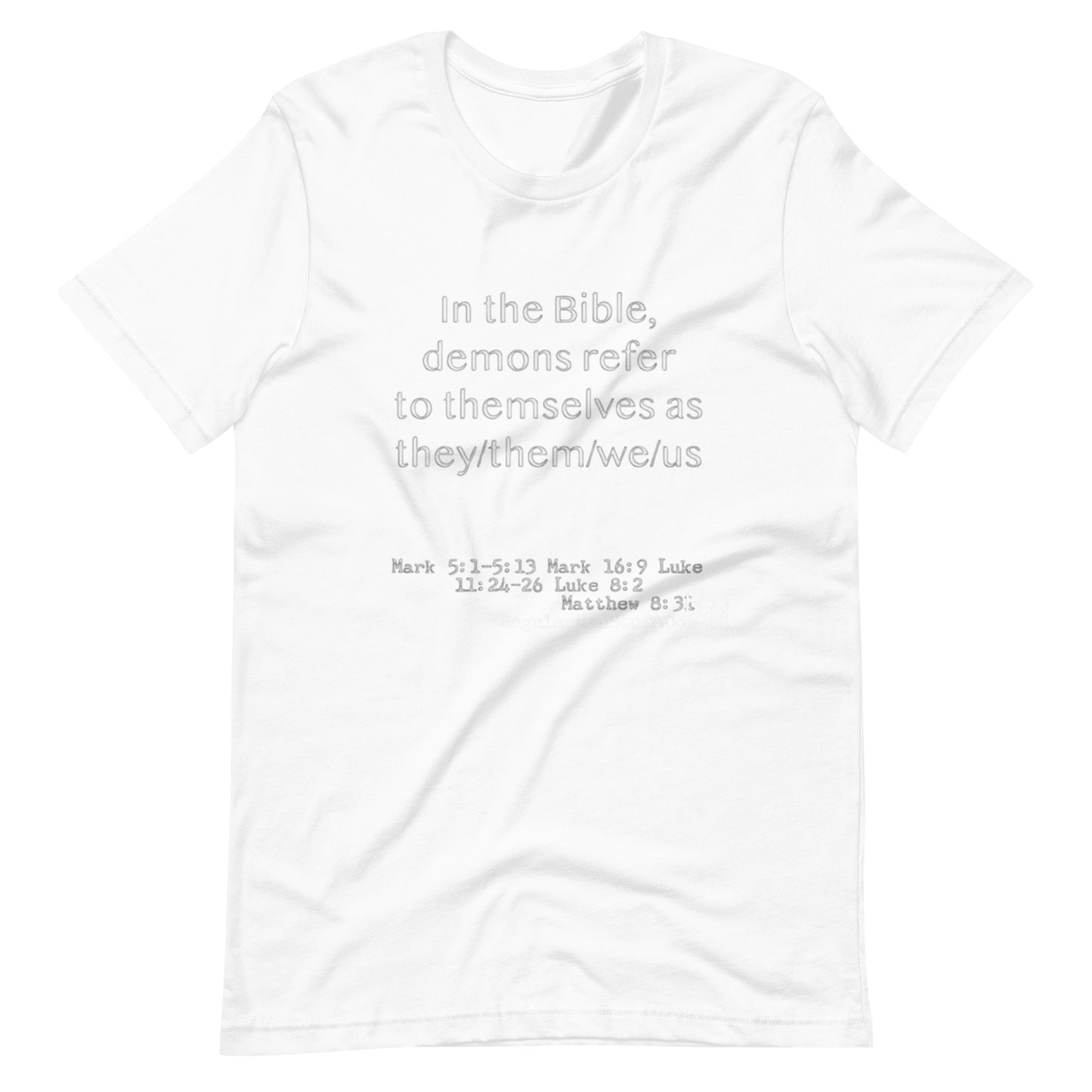 Demons are They Them Unisex t-shirt