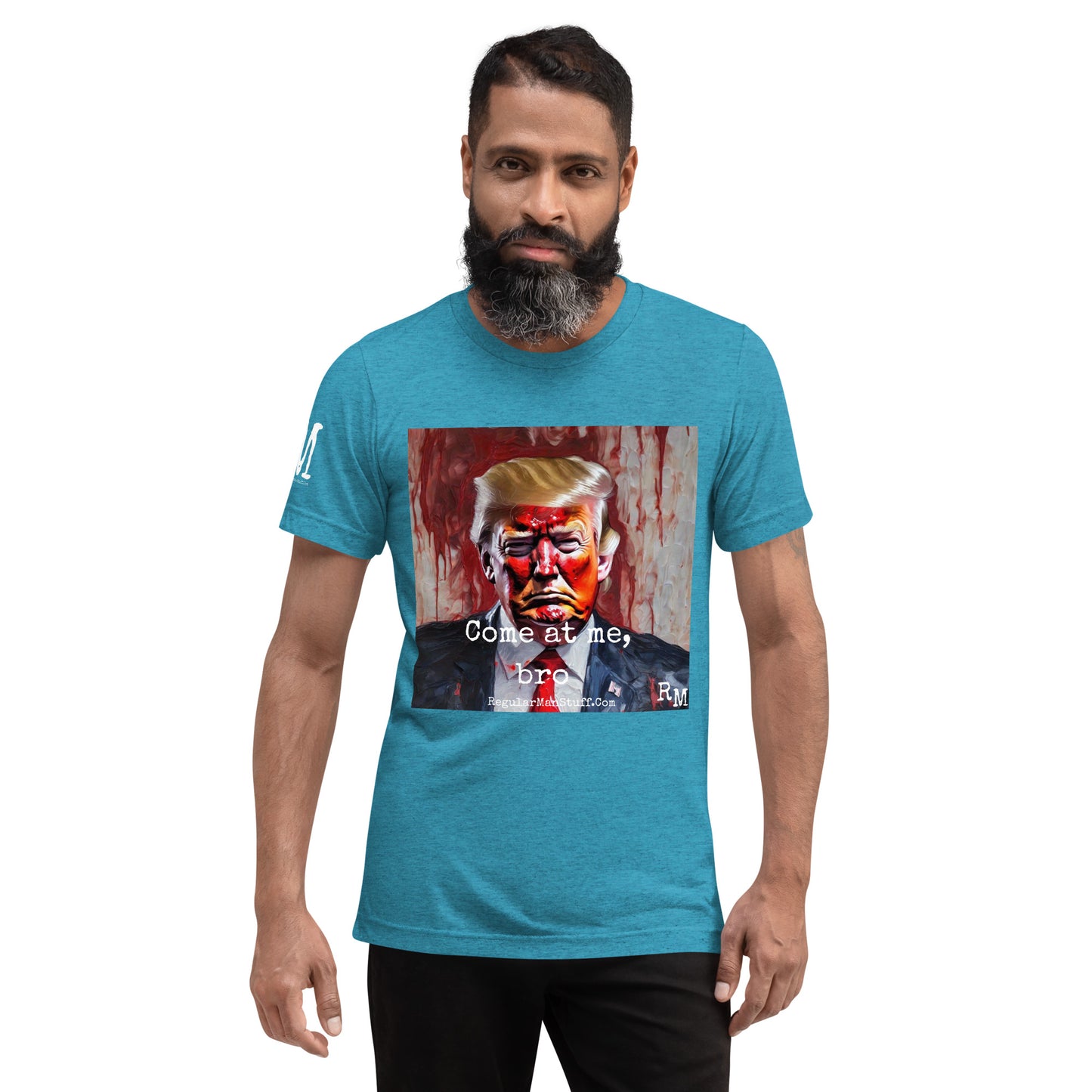 MAGA Come at Me, Bro Triblend SS t-shirt