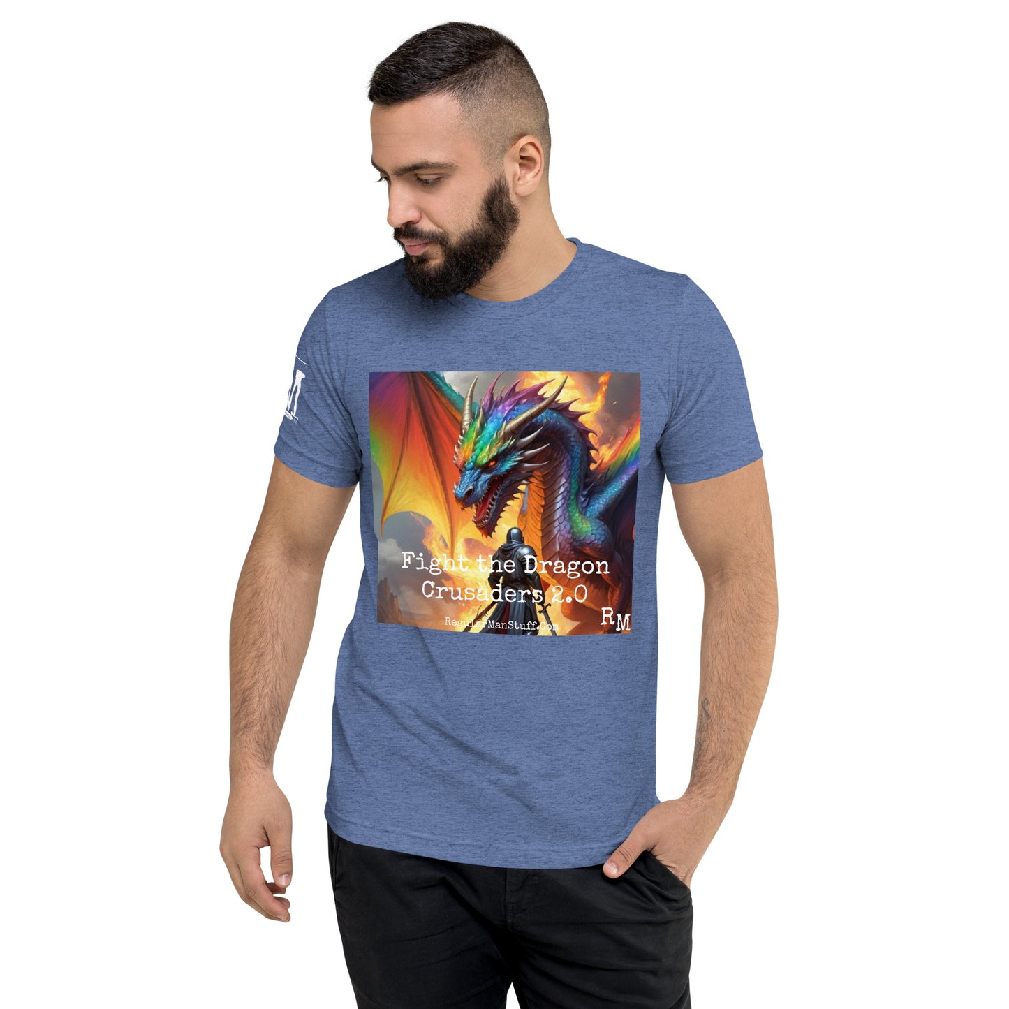 Fight the Dragon Tri Blend S/S t-shirt