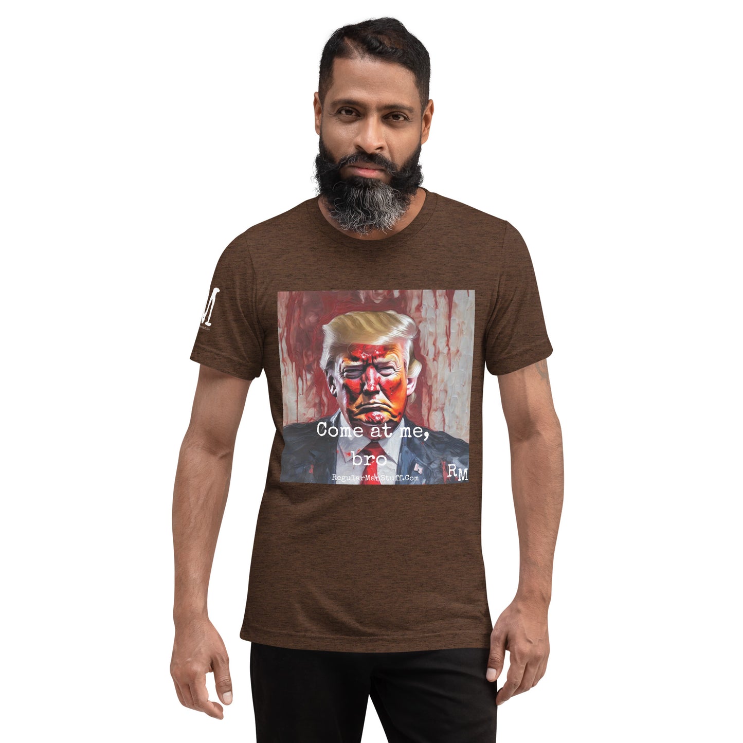 MAGA Come at Me, Bro Triblend SS t-shirt