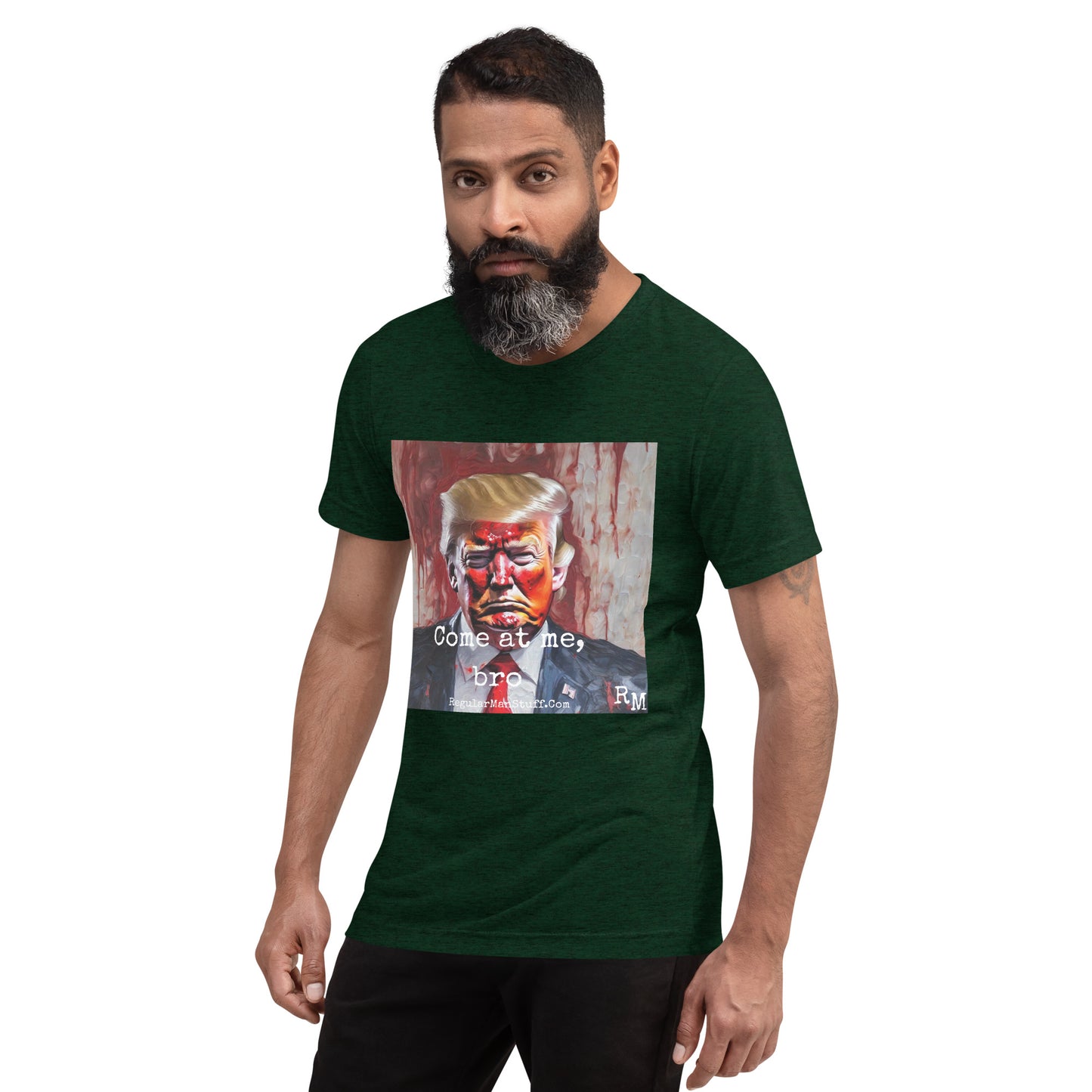 MAGA Come at Me, Bro Triblend SS t-shirt