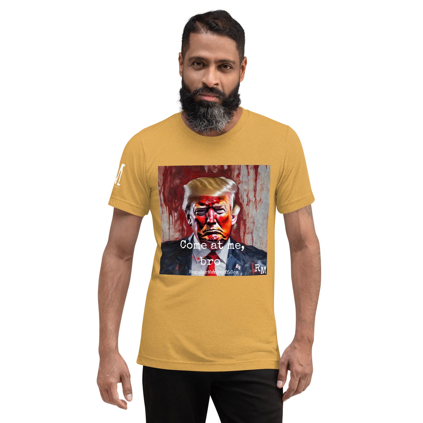 MAGA Come at Me, Bro Triblend SS t-shirt