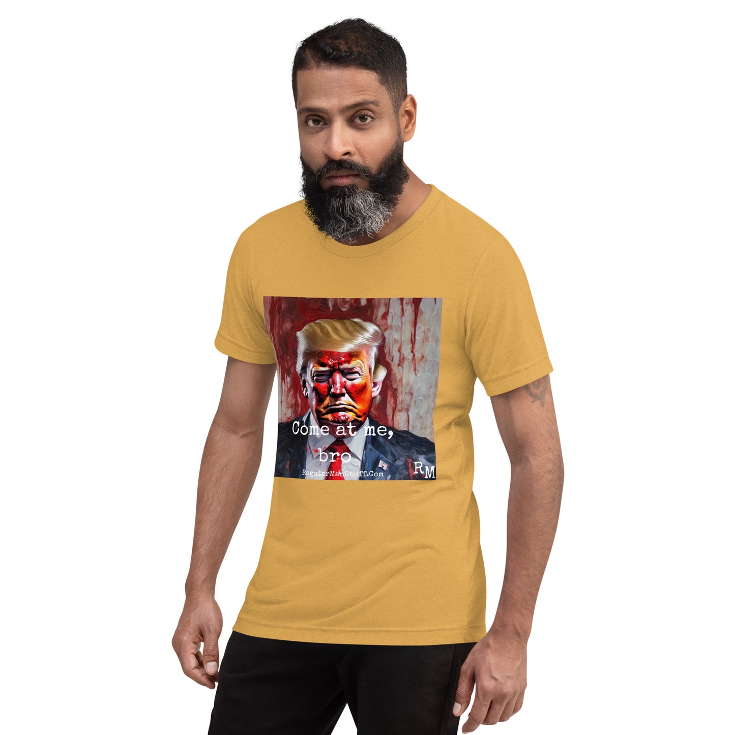 MAGA Come at Me, Bro Triblend SS t-shirt