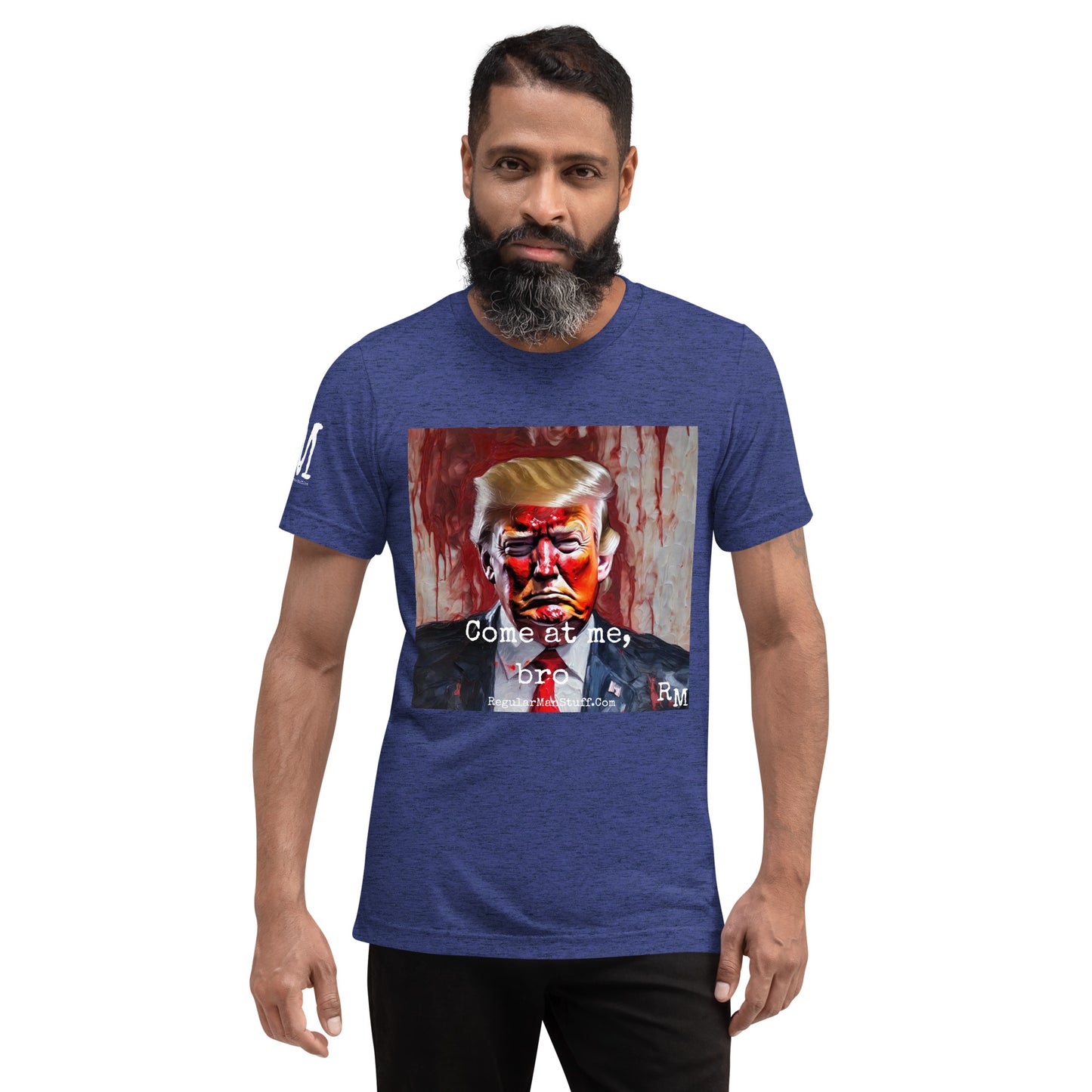 MAGA Come at Me, Bro Triblend SS t-shirt