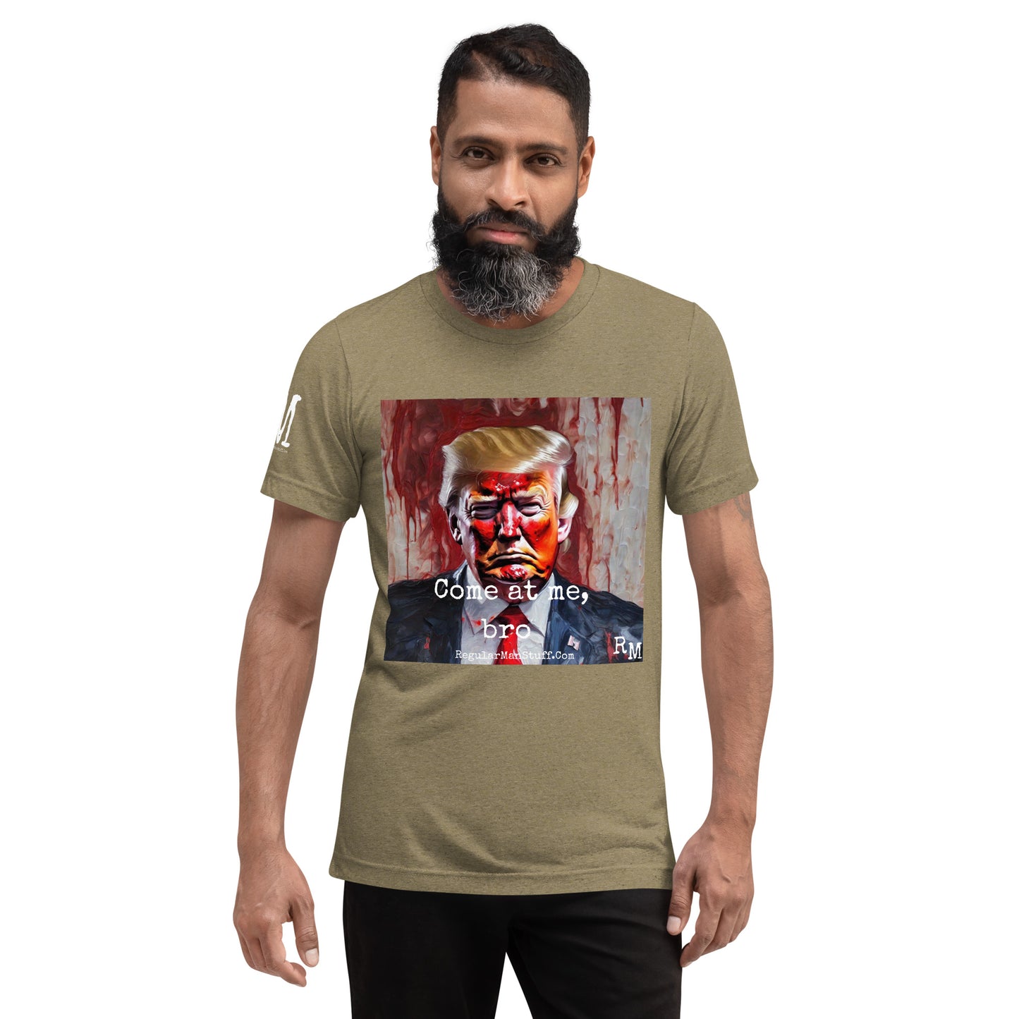 MAGA Come at Me, Bro Triblend SS t-shirt