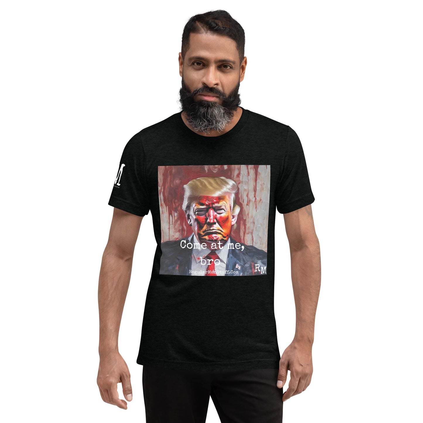 MAGA Come at Me, Bro Triblend SS t-shirt