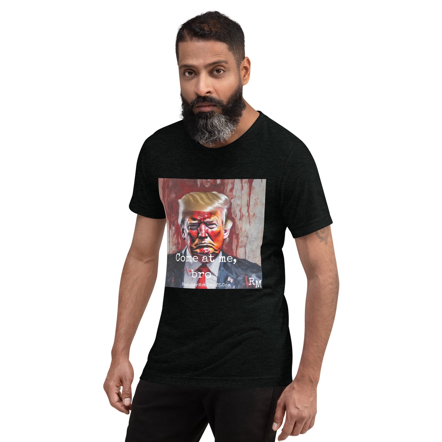 MAGA Come at Me, Bro Triblend SS t-shirt